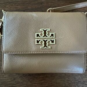 Tory Burch Gold Crossbody Bag